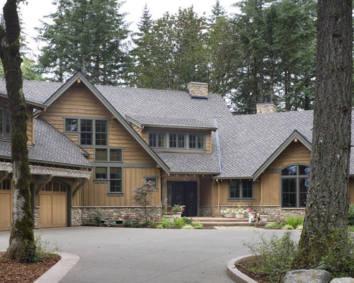 Shaker Siding Houzz   2211a8ee0ee24753 3995 W500 H400 B0 P0  Rustic Exterior 