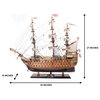 Hms Victory Mid Size Ee Museum-quality Fully Assembled Wooden Model Ship