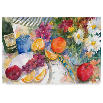 Annelein Beukenkamp 'Fabric Fruit And Flowers' Canvas Art