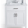 Caru Collection 30" White Vanity