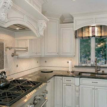 Custom Kitchen Countertop - Granite in Titanium