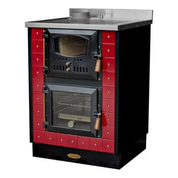 Cucine e termocucine a legna in vari stili