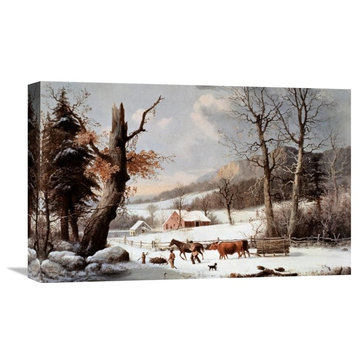 "Winter In The Country - Homeward From The Wood-Lot" Artwork
