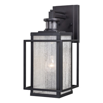 Hyde Bronze Motion Sensor Dusk to Dawn Outdoor Mission Wall Light