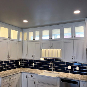 Dura Supreme Craftsman Beaded Cambria Summerhill Painted Cabinets