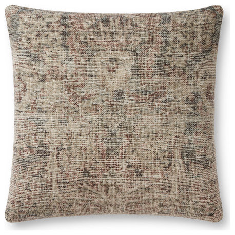 Loloi Beige / Multi 18'' x 18'' Cover WithPoly Pillow
