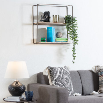 Flora Wall Shelf Bronze
