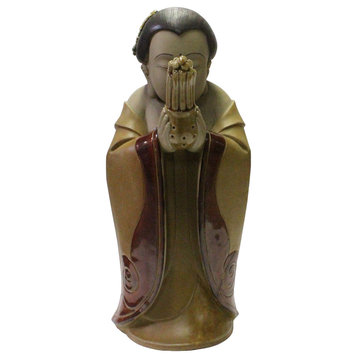 Chinese Oriental Ceramic Tong Style Lady Figure Hcs4364