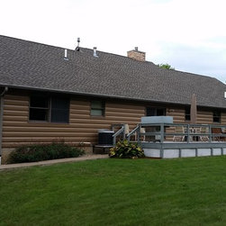 TruLog Install in Lacon, IL - Siding And Stone Veneer