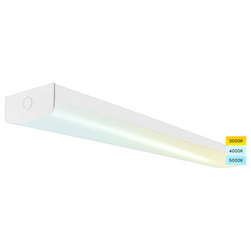 Luxrite 4FT LED Wraparound Light 36/40/45W 3 CCT 4140/4600/5175LM