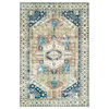 Erin ERN-2303 Traditional Blue/Gray 2'6"x4' Area Rug