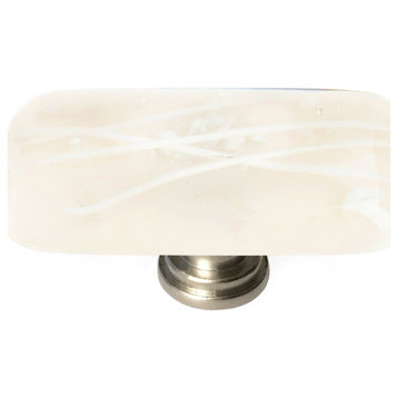 Sietto LK-500 Cirrus 2 Inch Rectangular Cabinet Knob - Satin Nickel