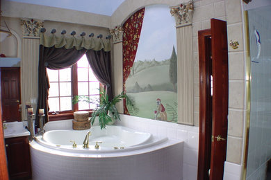 Eclectic bathroom photo in Other