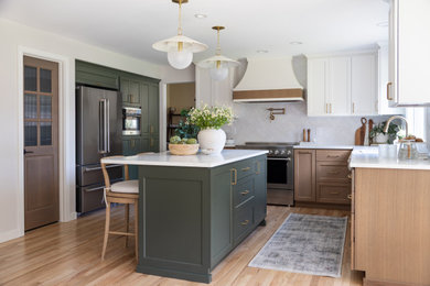 Inspiration for a transitional kitchen remodel in Seattle