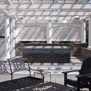 West Hartford Terrace & Fireplace