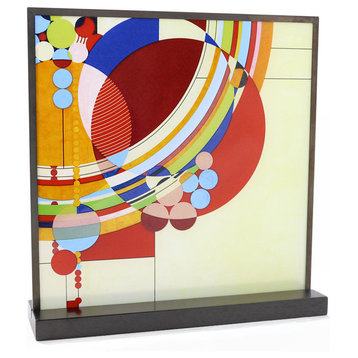 Frank Lloyd Wright March Balloons Stained Glass