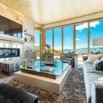 Contemporary in the mountains