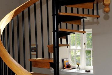 Design ideas for a farmhouse staircase in Other.