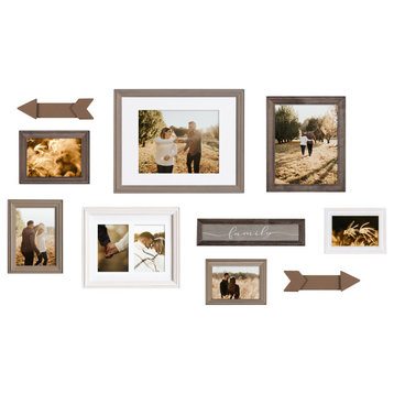 Bordeaux Expression Wall Picture Frame Set, Multi, Gray