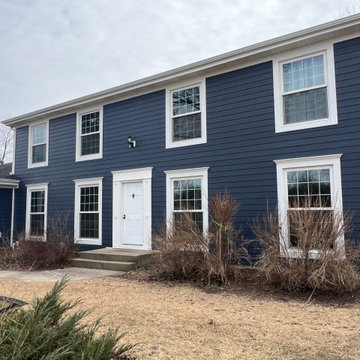 Deep Ocean James Hardie Siding Project in North Barrington, IL