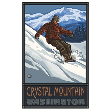 Paul A. Lanquist Crystal Mountain Washington Art Print, 12"x18"