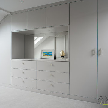 Angled Loft wardrobe