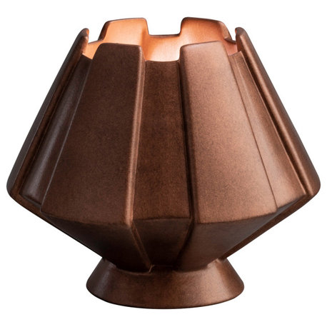 Meta, Ceramic Portable, Antique Copper, LED