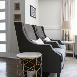Elegant open layout main floor - Armchairs And Accent Chairs