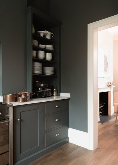 Transitional Kitchen by deVOL Kitchens