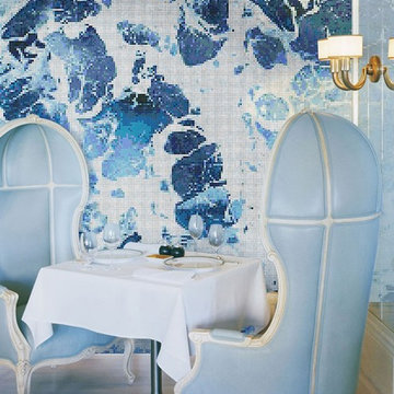 Crashing Waves Blue | Glass Mosaic | PIXL Mist Collection