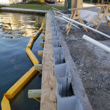 600 feet of seawall