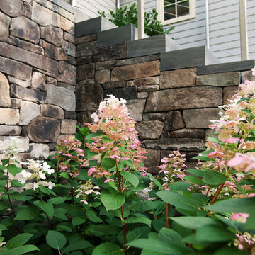 Landscape Architecture Granite and Bluestone Stairway