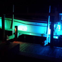 Multi colored dock lighting - Outdoor Lighting