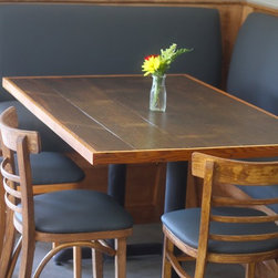 Table Top made from Reclaimed Pine Baseboards - Table Tops And Bases