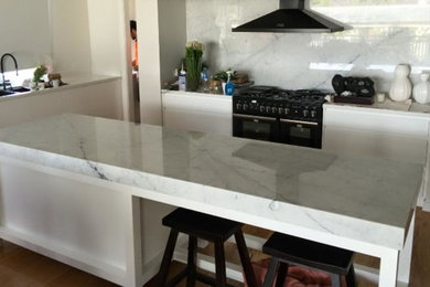 Carrara Marble Kitchen