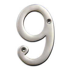 Chrome house numbers modern Chrome house numbers modern
