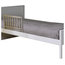 Solid Pine Bed Rail, Linen Grey