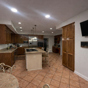 Modern Kitchen Remodel with New Layout and Quartz Countertops