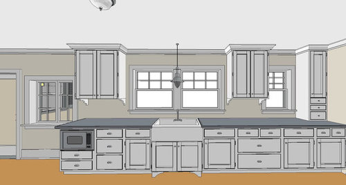 Upper Cabinets Symmetry, Are Upper Kitchen Cabinets Necessary