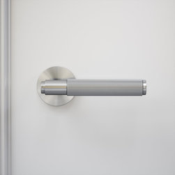 Luxe Knurled Brushed Stainless Internal Door Handles - Door Handles