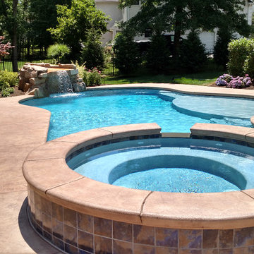 Custom Grotto Waterfall Pool