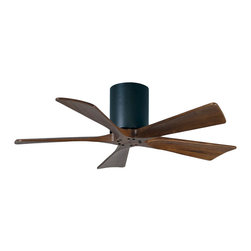 Irene-5 Three Bladed 42" Paddle Ceiling Fan in Matte Black - Ceiling Fans