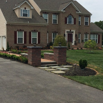 Front Hardscape and Plantings - Curb Appeal in Brandywine, MD