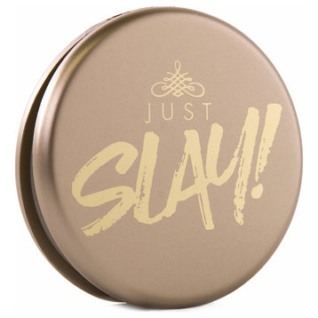 SLAYssentials "Just Slay" Compact Mirrors, Champagne Gold