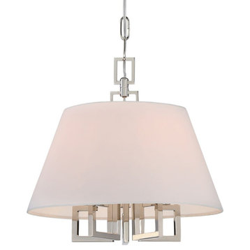 Libby Langdon for Westwood 13" Mini Chandelier in Polished Nickel