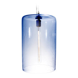 Fizz Zephyr 1-Light Pendant Light in Steel Blue - Pendant Lighting