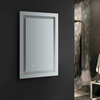 Santo Bathroom Mirror With LED Lighting and Defogger, 24"x30", 24"x36"