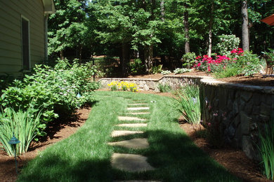 This is an example of a modern landscaping in Raleigh.