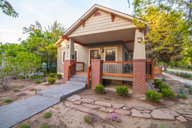 Example of an arts and crafts exterior home design in Boise