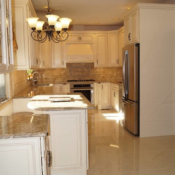 Fabuwood Wellington Ivory Kitchen with Cambria Nevern Counter Tops